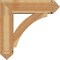 Ekena Millwork Thorton Arts and Crafts Rough Sawn Bracket w/ Offset Brace, Western Red Cedar, 8"W x 28"D x 28"H BKT0806X28X28THR03RWR - alternate 2